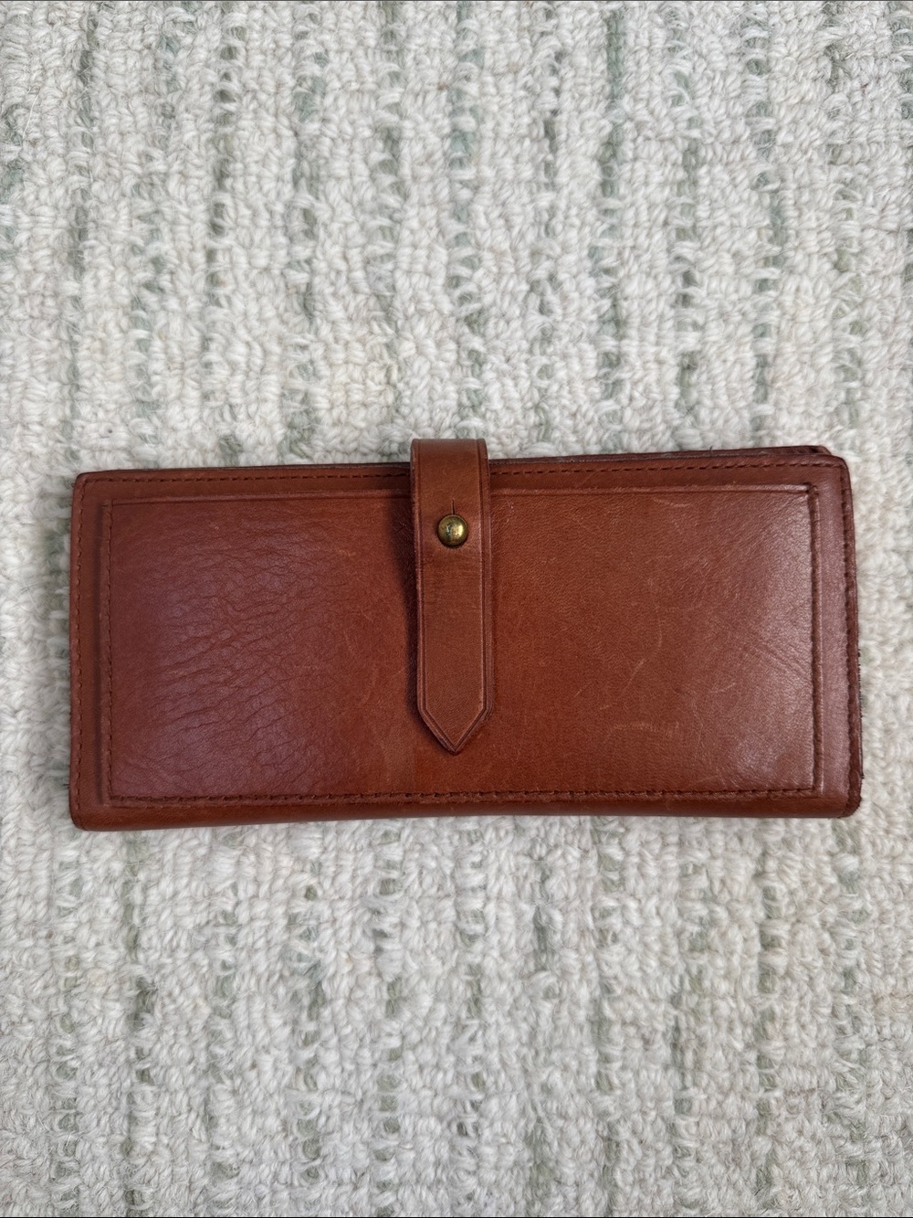 Brown Leather Madewell Wallet